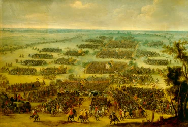 ピーテル・スナイアス（1592-1666）が描いた「オレンジ公の戦い」。