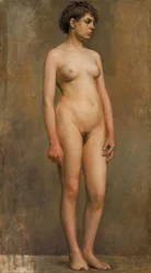 裸体の女性モデル