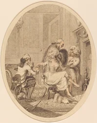 フランスの炉端