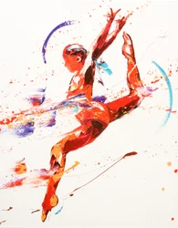 Gymnast Two, 2010 （油彩・キャンバス