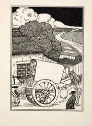 動物の百の逸話、パブからのキャリア犬。 1924