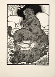 動物の百の逸話、パブからの労働の部門。 1924
