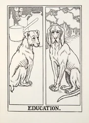 フォンテーヌ寓話、パブからの教育。 1905