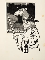 動物の百話、パブからの採餌。 1924