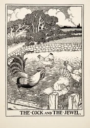 コックと宝石、イソップの百寓話、pub.1903