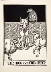 犬と羊、イソップの百話、pub.1903