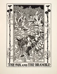 フォックスとブランブル、イソップの百寓話、pub.1903