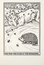 フォブ、フライ、ハリネズミ、フォンテーヌ寓話、パブ。 1905