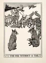 尾のない狐、イソップの百寓話、pub.1903