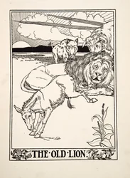 オールドライオン、イソップの百寓話、pub.1903から