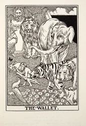 Fontaine Fables、pubのウォレット。 1905