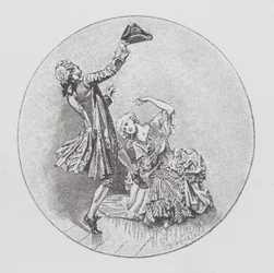 ダンス（リトグラフ