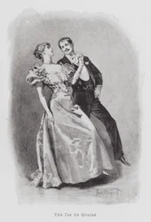 ダンス：パ・ド・カトル（リトグラフ