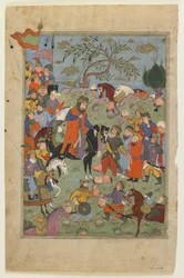 Shahnamaからの戦闘シーン