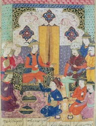Abul-Qasim Manur Firdawsi（c.934-c.1020）によるShahnama（Book of Kings）のイラスト1619