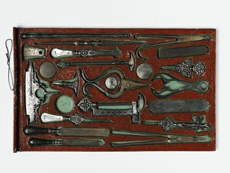 聖家族を描いた道具立て、1830年頃（ミクストメディア