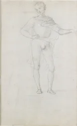 マギの崇拝の人物の習作、c1470-1520