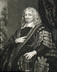 エドワード・ハイド卿（1609-74）第1代クラレンドン伯爵の肖像（「ロッジの英国肖像画」より