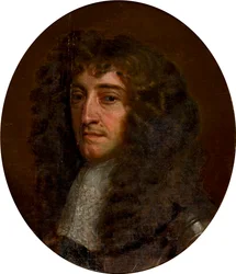 ライン川の王子ルパートの肖像（1619-1682）、1618-80年頃（船上油彩）