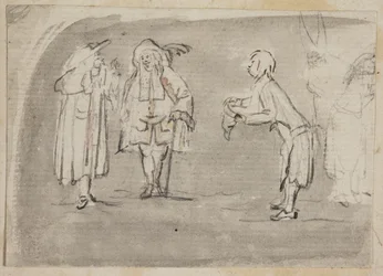 Ludvig Holberg の「マスカレード」のシーン