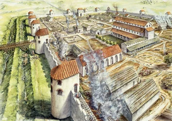 ポートチェスター城、AD345、c1990-2010