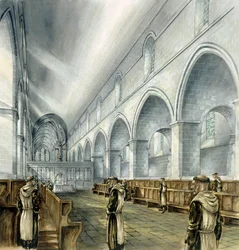 リヴォー修道院、13世紀、1990～2010年頃