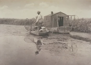 うなぎキャッチャーの家、1886年頃