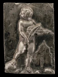 ミューズ エラトを象徴するプット、c. 1540年。