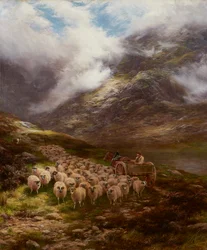 To Valley Pastures（油彩・キャンバス）