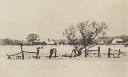 雪の湿原』1890年～1891年、1893年印刷。