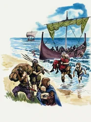 英国の素晴らしい物語：イギリスに住むサクソン人