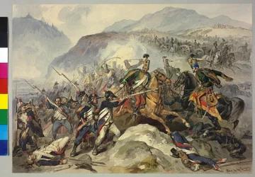 1797年タルヴィスの戦い（水彩画）
