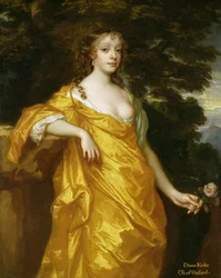 ダイアナ・カーク、後のオックスフォード伯爵夫人、1665-70年頃（キャンバスに油彩）