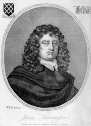 ジェームズハリントン1611-1677、イギリスの政治理論家、1799年。