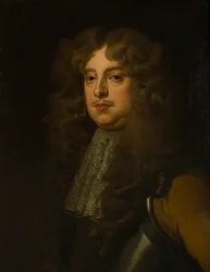 ホンの肖像画。 アンドリュー・ニューポート、c.1638-80（キャンバスに油彩）