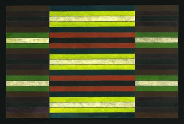 STRIPED TRIPTYCH No.6、2003、（絵画）