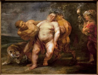 シレンドランク。ピエール・ポール・ルーベンス（1577-1640）の側近の絵、木に油彩、17世紀半ば。アンジェ美術館。