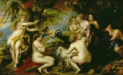 ディアナとカリスト、c.1638-40（キャンバスに油彩）