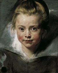 オランダ語：クララ・セレーナ・ルーベンスの肖像（1611-1623） 画家の娘クララ・セレーナ・ルーベンスの肖像