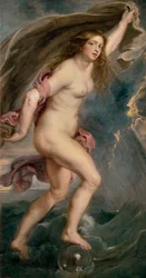 フォーチュン - ルーベンス、ピーテル・ポール（1577-1640） - 1636-1638 - 油彩・キャンバス - 182,3x101 - マドリッド、プラド美術館