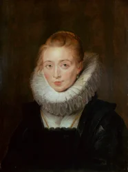 1620年代、インファンタイザベラへの待機中の女性の肖像画。
