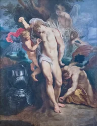 São Sebastião curado por anjos