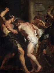 キリストの鞭打ち、1617年。