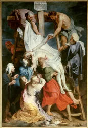 十字架の降下。ピエール・ポール（Pierre-Paul）・ルーベンス（またはPeter PaulまたはPetrus Paulus）（1577-1640）の絵画