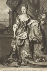 ヴュルテンベルクのクリスティーヌ・シャーロット (1645-1699)、東フリジアの王女、1699 年頃。