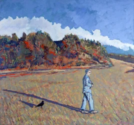 浜辺の影, 2000 （油彩・キャンバス）