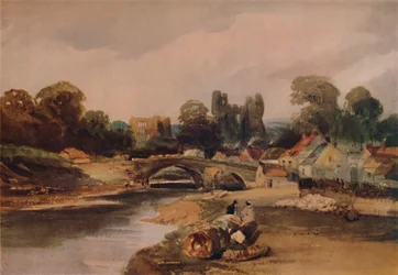 川沿いの村、c1824、1935