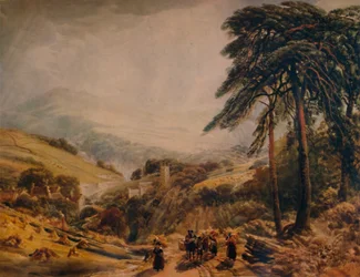 Matlock Village：Gleaners Returning、1849、1935
