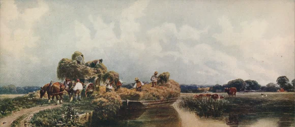ローマ運河、リンカンシャー、c1840、c1915