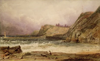 ウィットビー（鉛筆・水彩